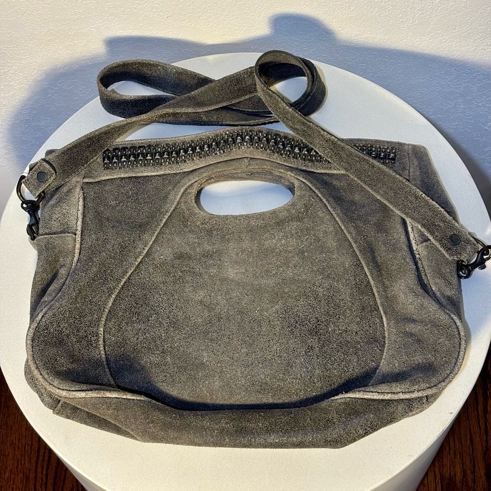 CALLEEN CORDERO SUEDE HANDBAG